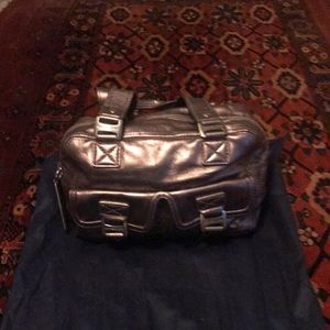 Michael Kors pewter handbag